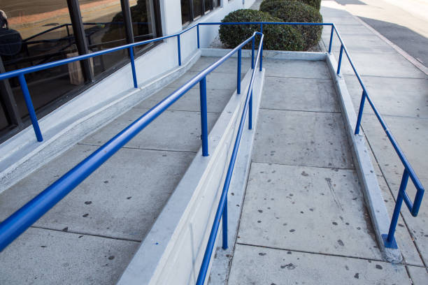 istock ramp way for support wheelchair disabled people. 660064808