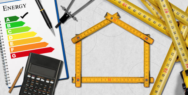 istock Energy Efficiency - Project of Ecological House 660078604
