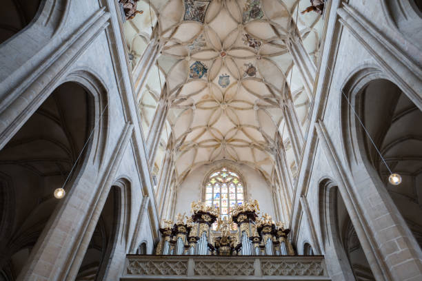 istock Pipe organ in church 660079750