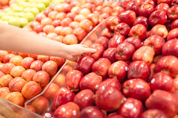 istock Fresh fruits at a market 660120106