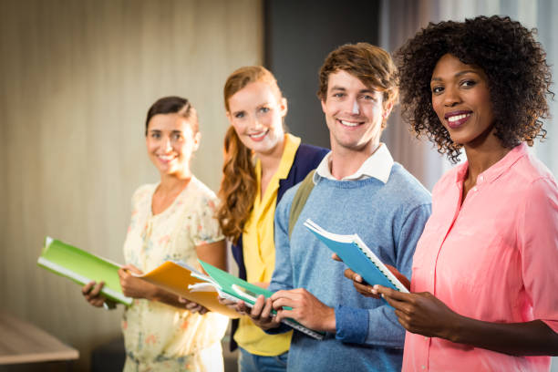 istock Business people holding files 660152800