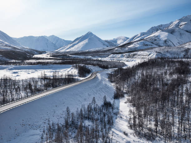 istock Kolyma track in winter 660172644