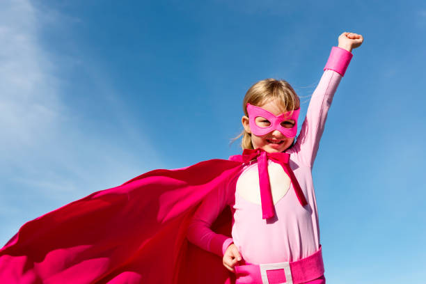istock Little Girl Super Hero Concept 660174270