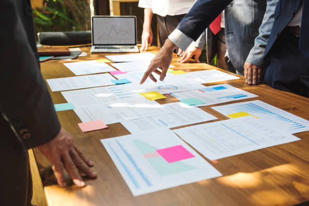 business planning work images Business Corporate People Working Concept Business Corporate People Working Concept business plan stock pictures, royalty-free photos & images