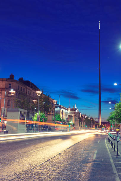 istock O'Connell street in Dublin by night 660196336
