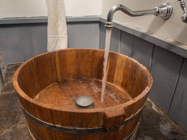 istock water in a wooden bucket 660198610