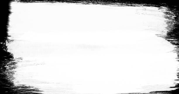 istock abstract  paint brush stroke black and white transition background, illustration of paint splash 660209980