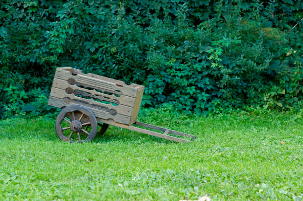 istock vintage wooden cart 660224046