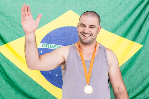 istock Athlete with gold medal 660239222