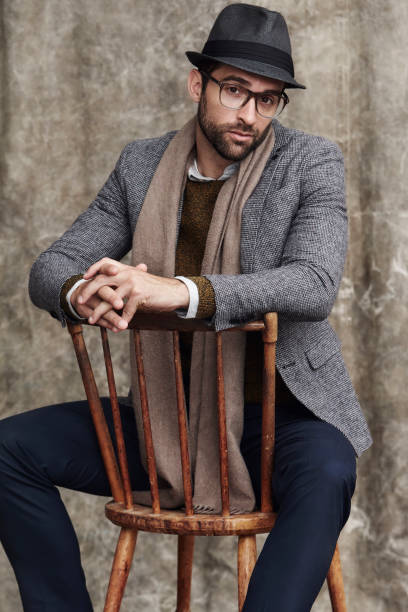 istock Hipster in hat and scarf 660300804