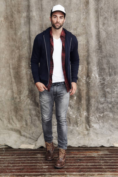 istock Hoodie and cap guy 660303744