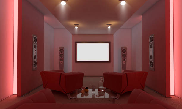 istock Modern Home Theater Room 660307182