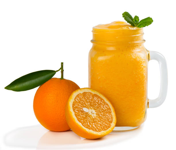 istock Smoothie of orange fruit. 660308724