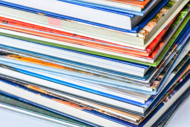 istock High angle view of many hardback books. Library or school 660318798