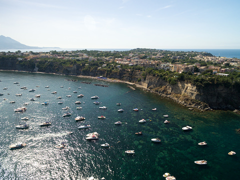 Aerial View of Procida, Amalfi Coast, Italy