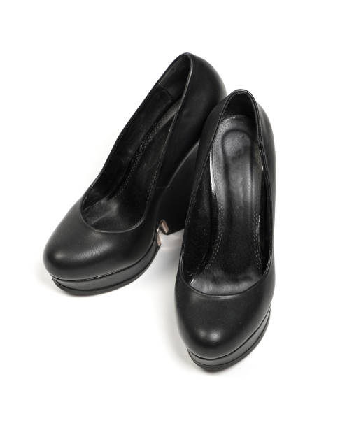 istock Black female shoes 660325394