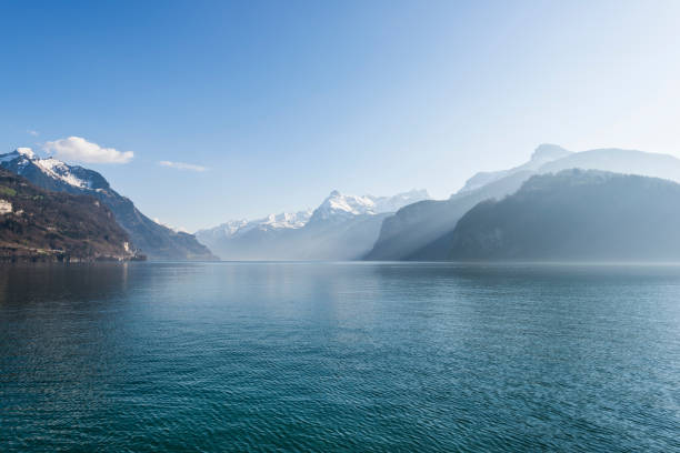 istock Light mountain landscape. Lake Lucerne. 660334598