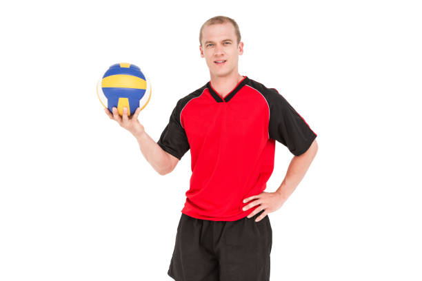istock Sportsman holding a volleyball 660339276