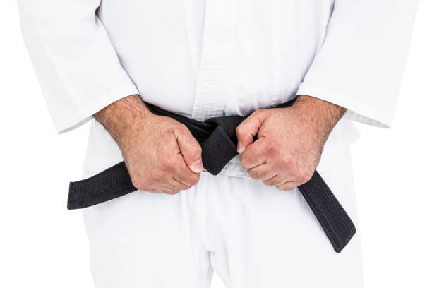 istock Close-up of karate fighter making fists 660339986