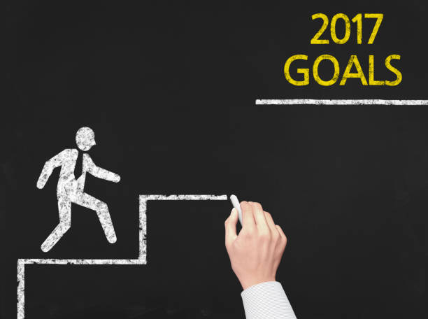 istock 2017 Goals - Business Chalkboard Background 660345040