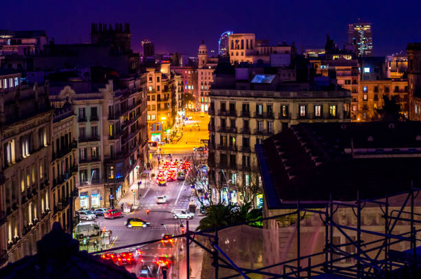 istock balmes street barcelona night traffic 660347990