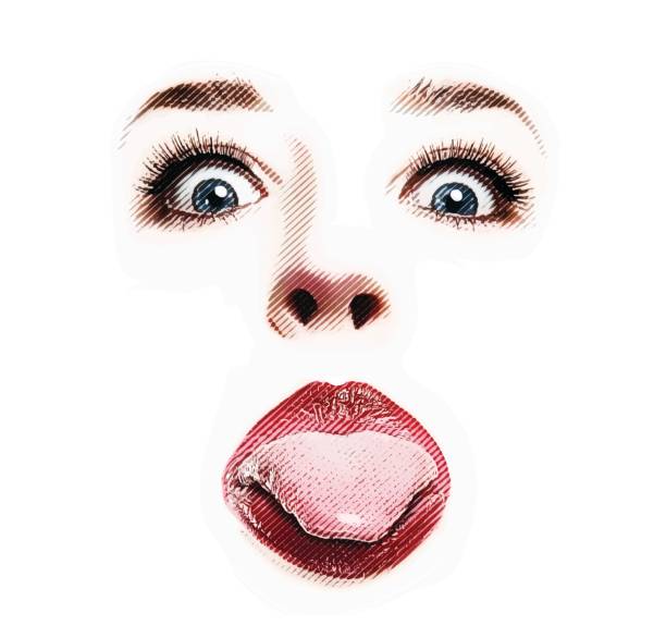 2,612 Funny Face Woman Illustrations & Clip Art - iStock | Funny face girl,  Goofy woman, Funny face man