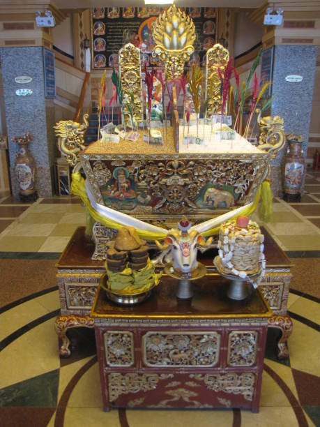 tibetan altar - losar bildbanksfoton och bilder
