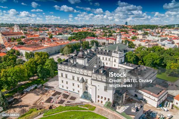 Cathedral Square Of Vilnius Lithuania Stock Photo - Download Image Now - Vilnius, Lithuania, Cathedral