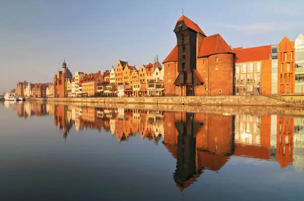 Photo of Pomerania Gdansk and old harbour in Poland Eastern.