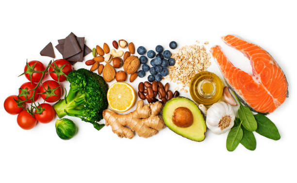 zdrowa żywność - oatmeal organic ingredient blueberry zdjęcia i obrazy z banku zdjęć