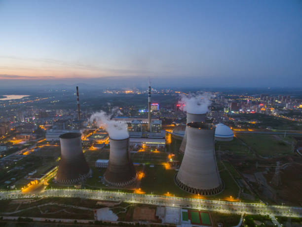 istock Chinese city, thermal power station. 660448976