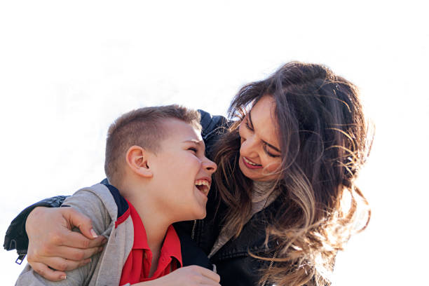 istock Mother and son in the park 660453316