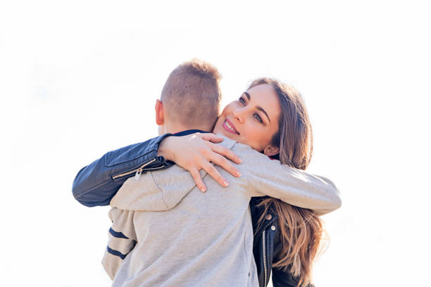 istock Happy little boy hugging his mother 660454046