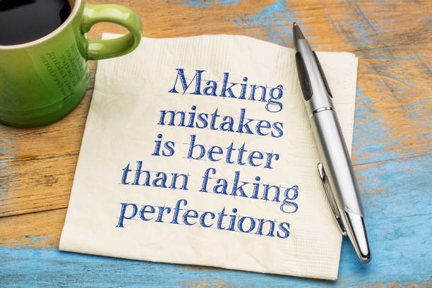 istock Making mistakes is better than faking perfections 660468038