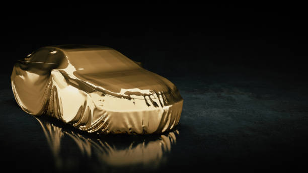 istock new sport car presentation. 660468624