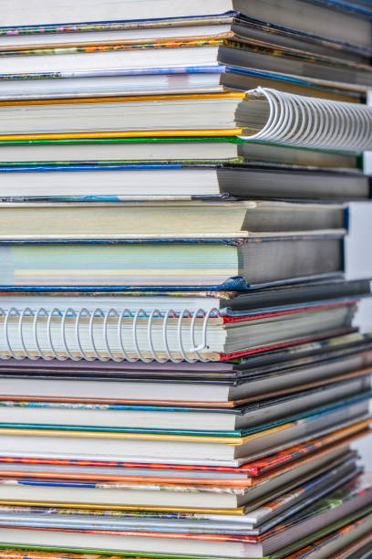 istock High angle view of many hardback books. Library or school 660478294
