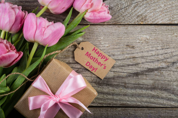 istock Mother's day card with coffee, present 660478634