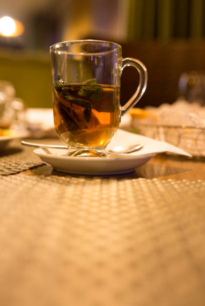 istock A glass of mint tea in a restaurant 660478810