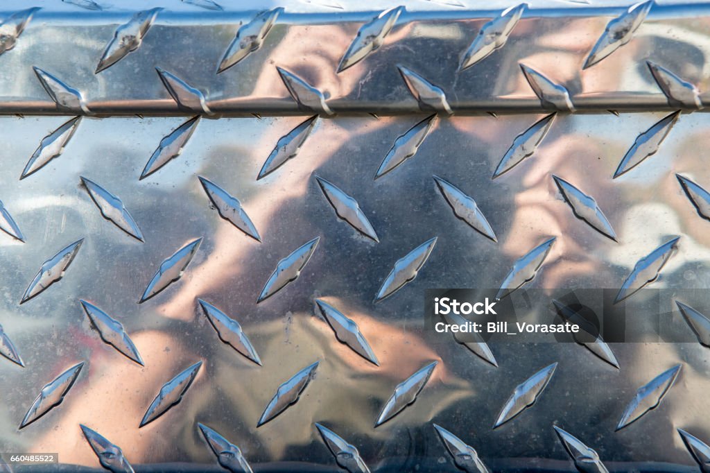 Metal Diamond Plate Pattern And Background Stock Photo - Download Image ...
