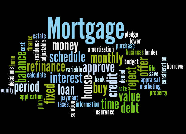 kuvapankkikuvitukset aiheesta asuntolaina, sana pilvikonsepti 5 - adjustable rate mortgage
