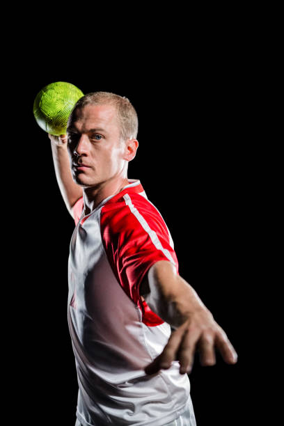 istock Sportsman throwing a ball 660500484