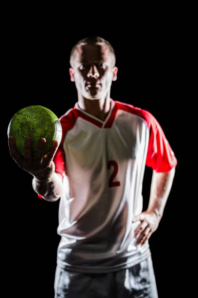 istock Sportsman holding a ball 660500732