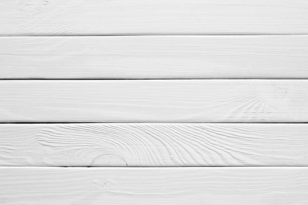 istock Vintage white wood plank as texture and background 660507388