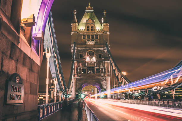 istock Beautiful London Tower bridge during the night 660507510