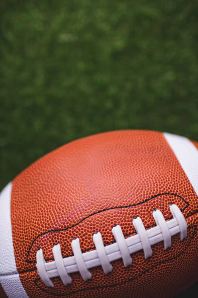 istock Close up of rugby ball 660510284