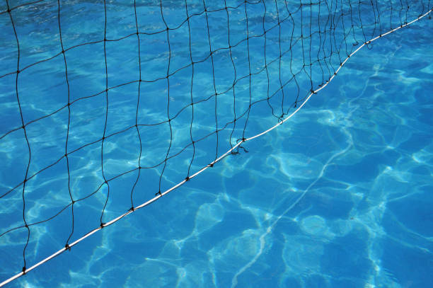 istock Water Polo net in swimming pool 660520908