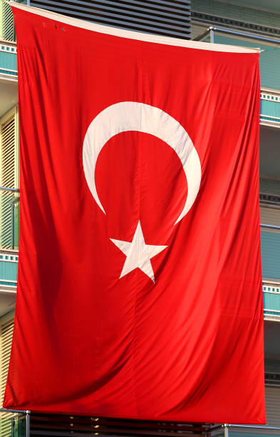 istock Photo red Turkish flag 660527452