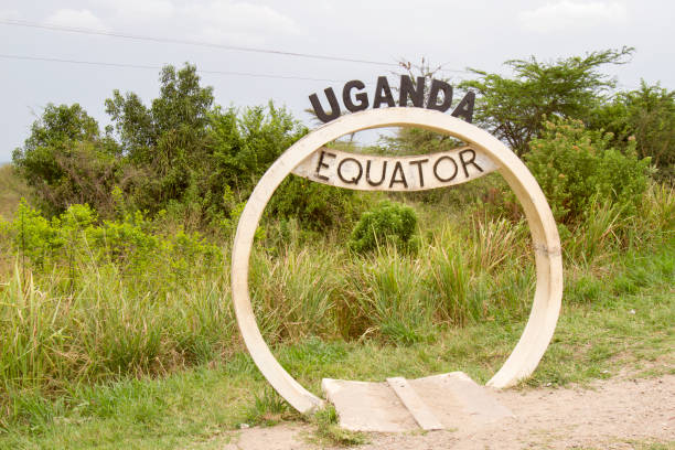 istock Equator banner sign in Uganda 660534230