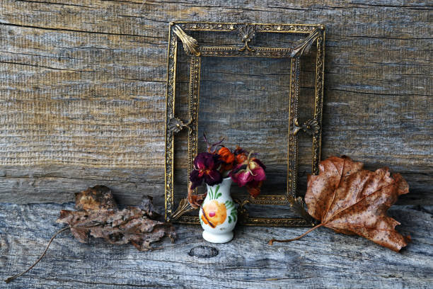 istock Withered art. Past time. Dried old art 660540612