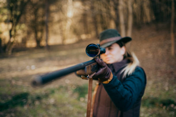 istock young woman hunting 660541566